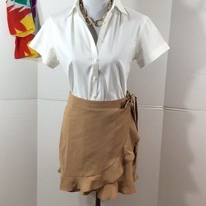 Nasty Gal ruffle wrap skirt NWT